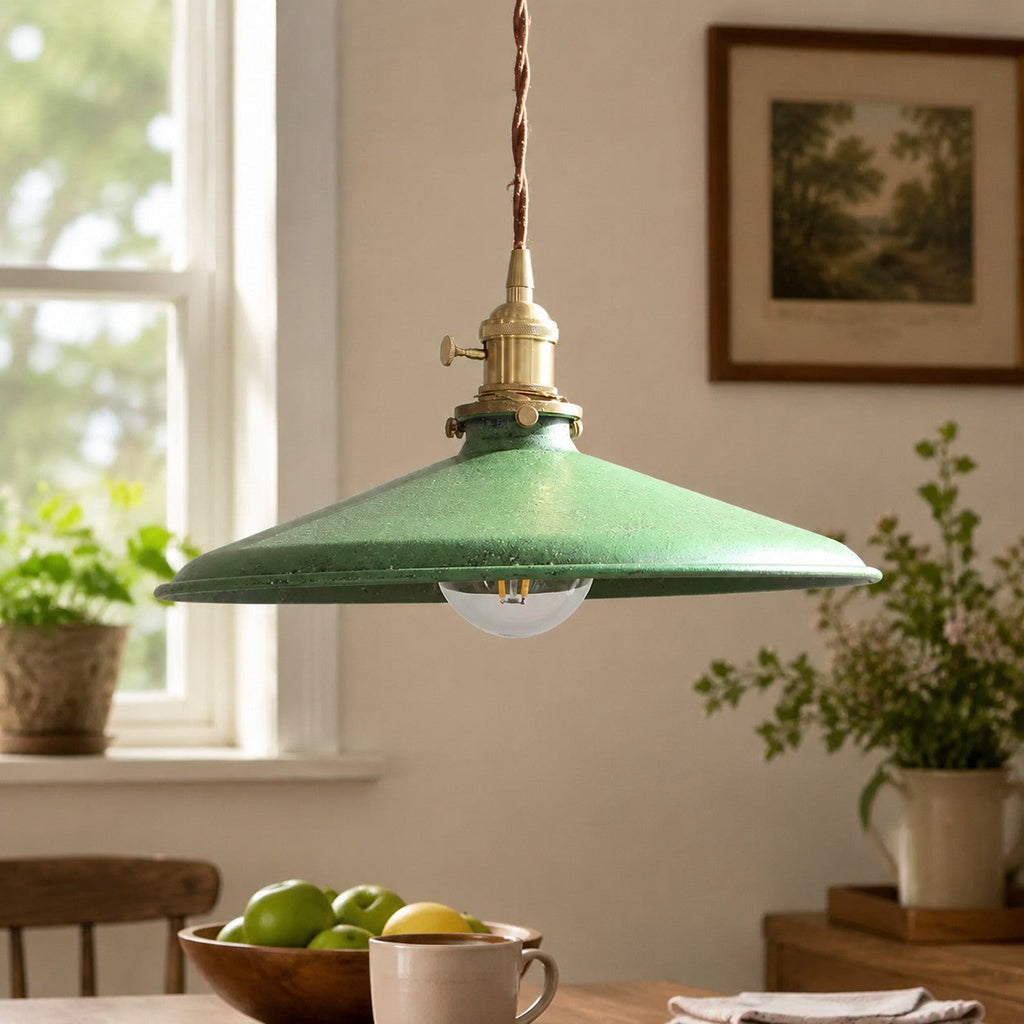 Nordic Farmhouse Pendant Ceiling Light — Hand-Rusted Finish