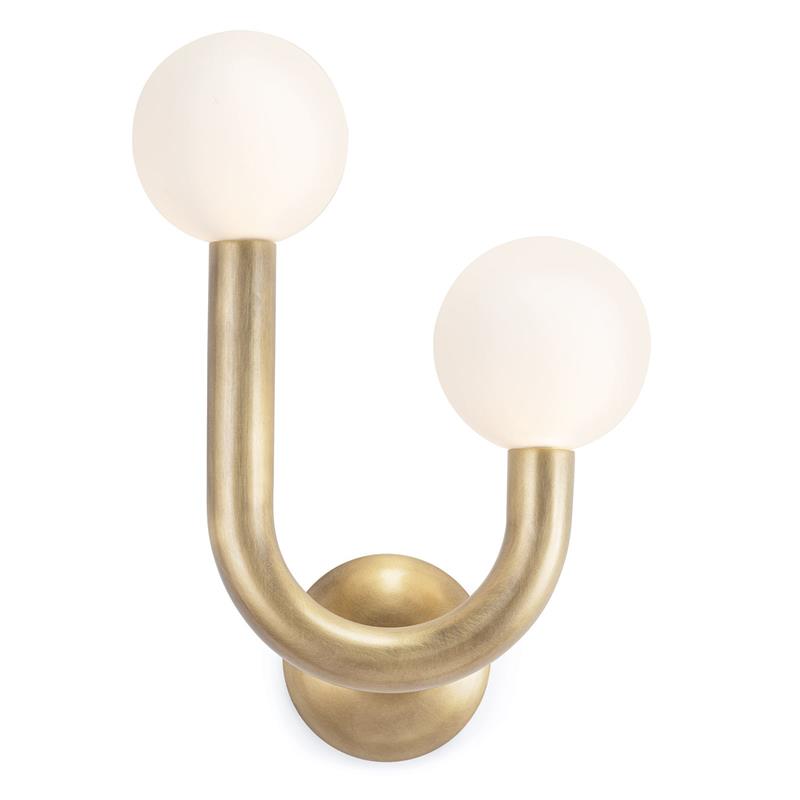 Happy Glass Wall Lamp — Asymmetrical Dual-Head Design