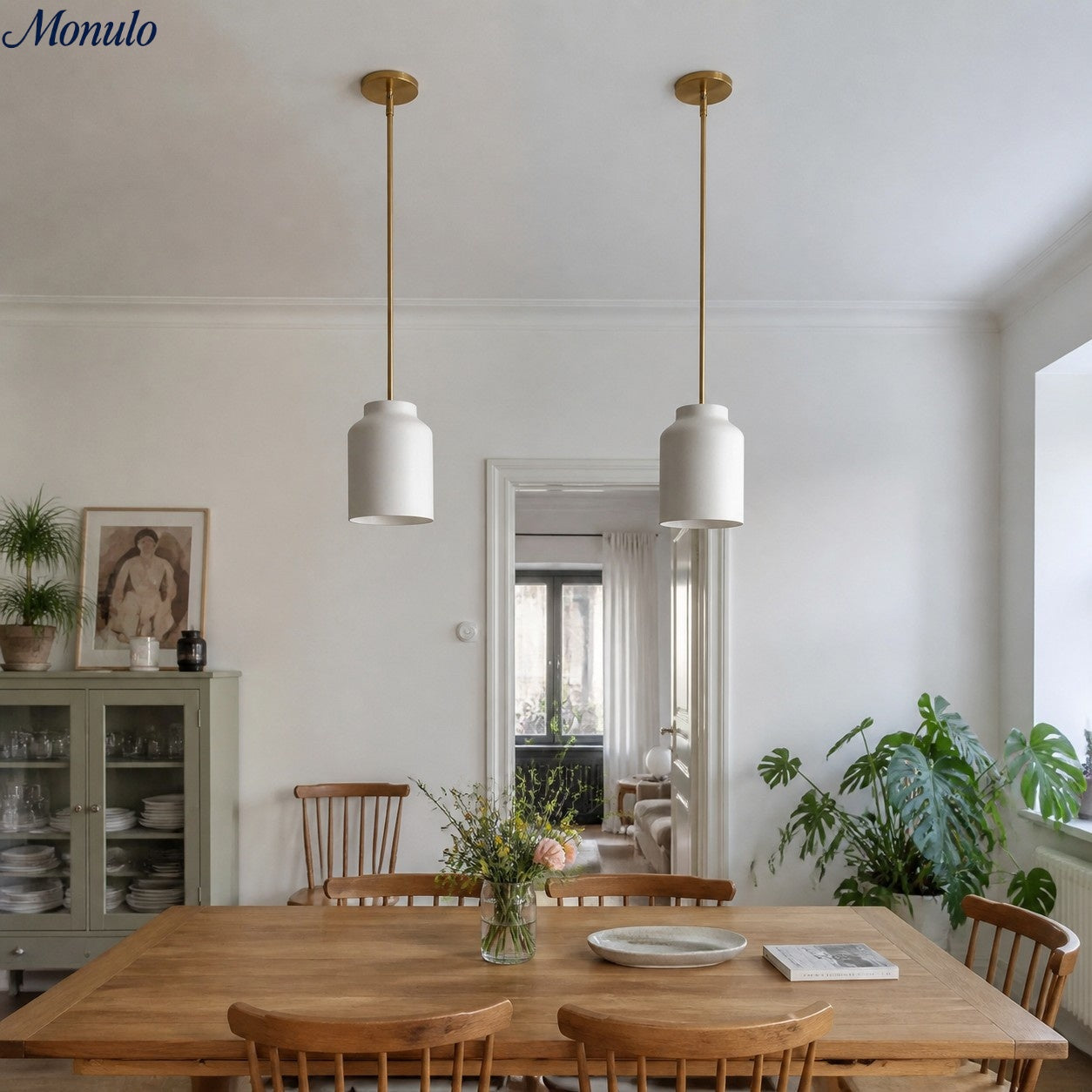 Hanton Nordic Metal Morandi Pendant Light — Minimalist Design