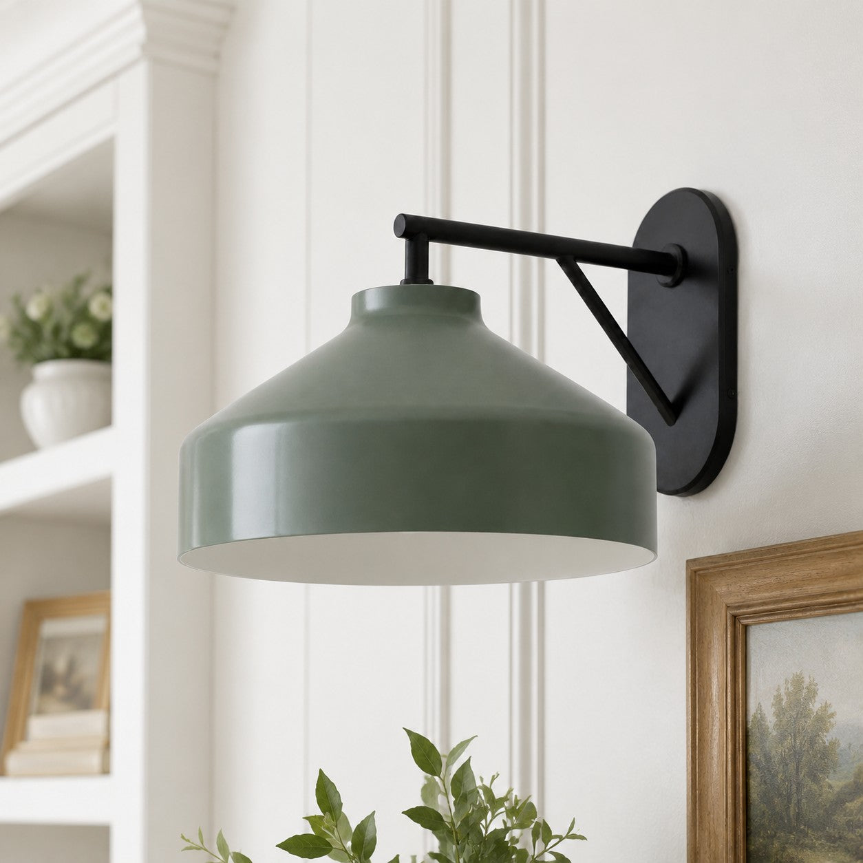 Hanton Industrial Modern Outdoor Wall Sconce — Slim Contemporary Design
