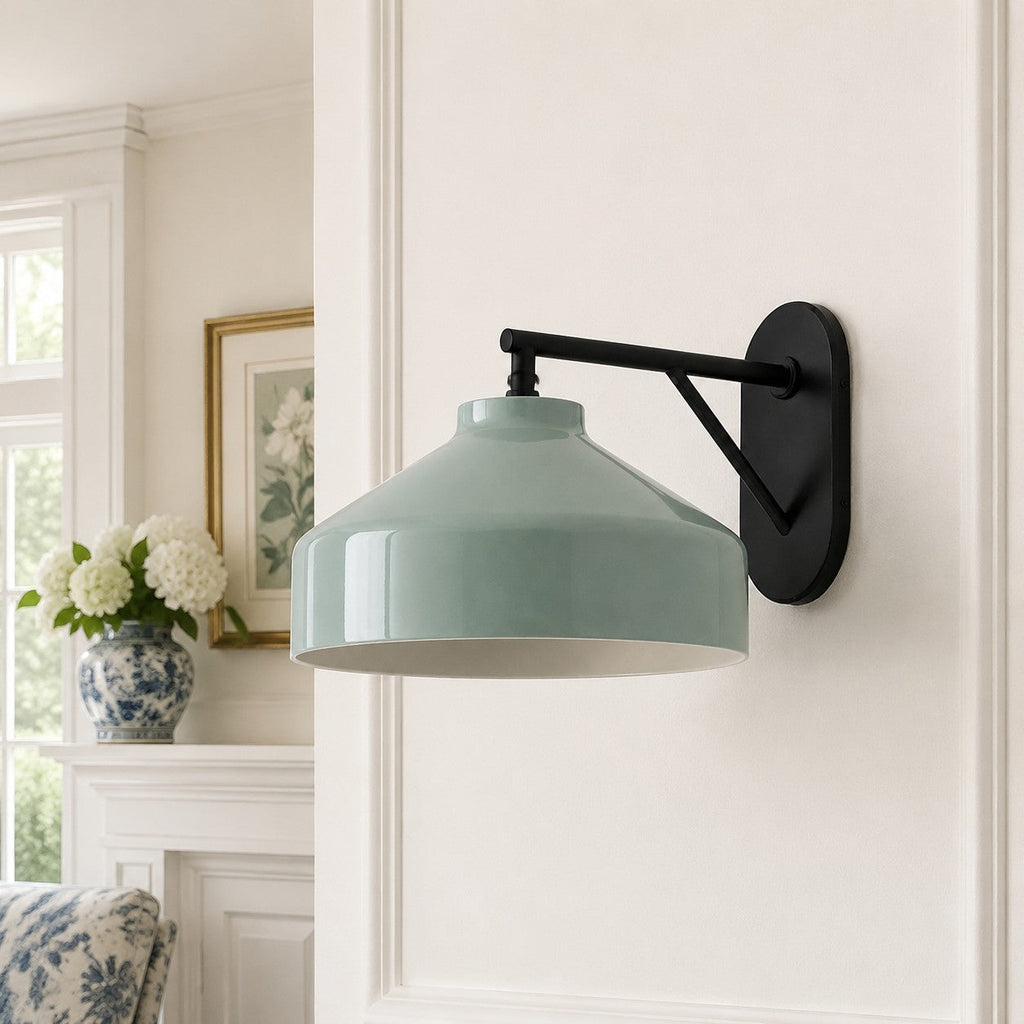 Hanton Industrial Modern Outdoor Wall Sconce — Slim Contemporary Design