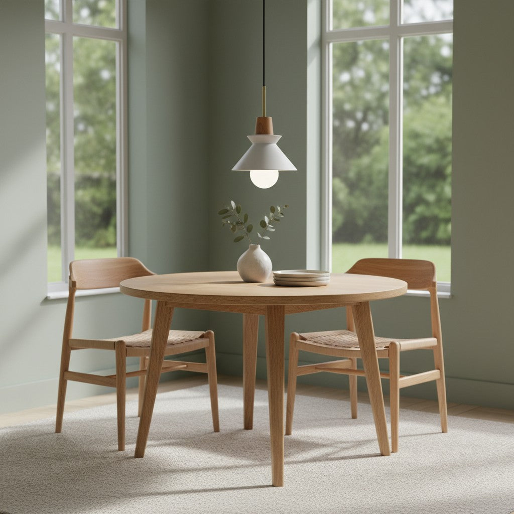 Halotaper Minimalist Tapered Pendant Lamp — Slender Nordic Profile, Modern Design