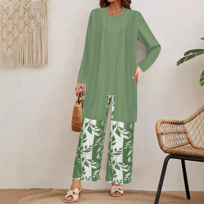 Casual Coat Vest Pants Three-piece Suit