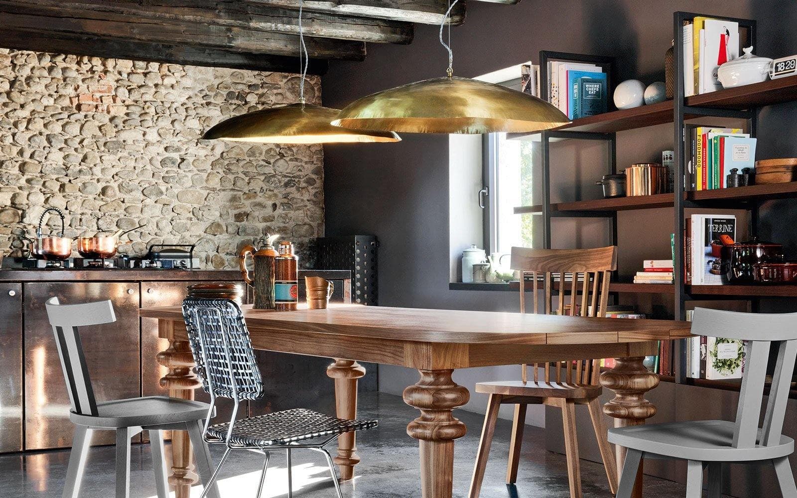 Hammered Brass Matte Pendant Light