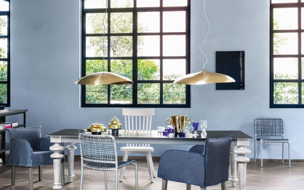 Hammered Brass Matte Pendant Light