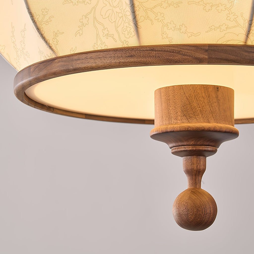 Harmony Pendant Lamp — Floral Pattern, Soft Ambient Glow