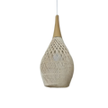 Handcrafted Rattan Pendant Lamp — Tapestry Ceiling Light