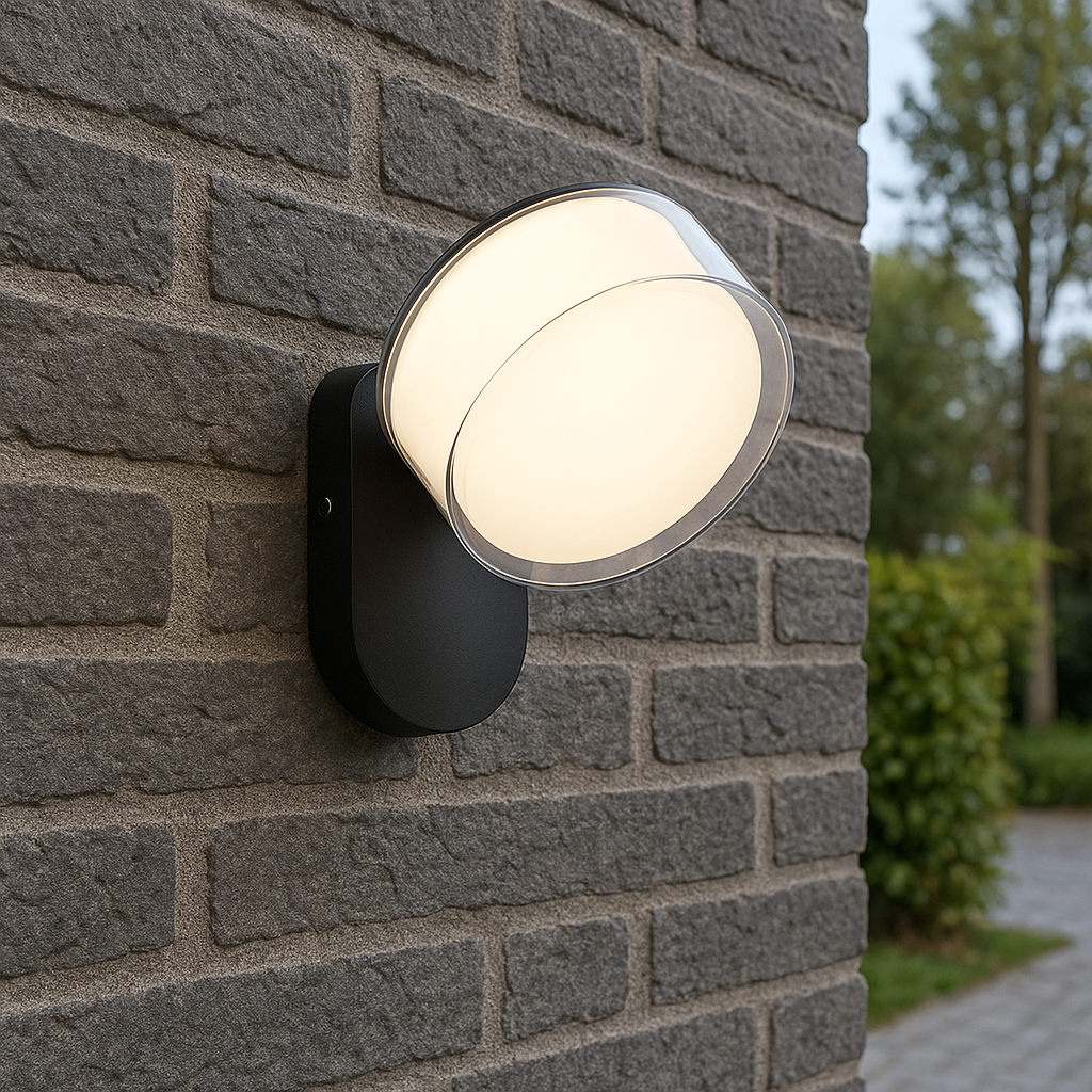 Versatile Adjustable Outdoor Wall Lamp - 16 cm Diameter | fashely