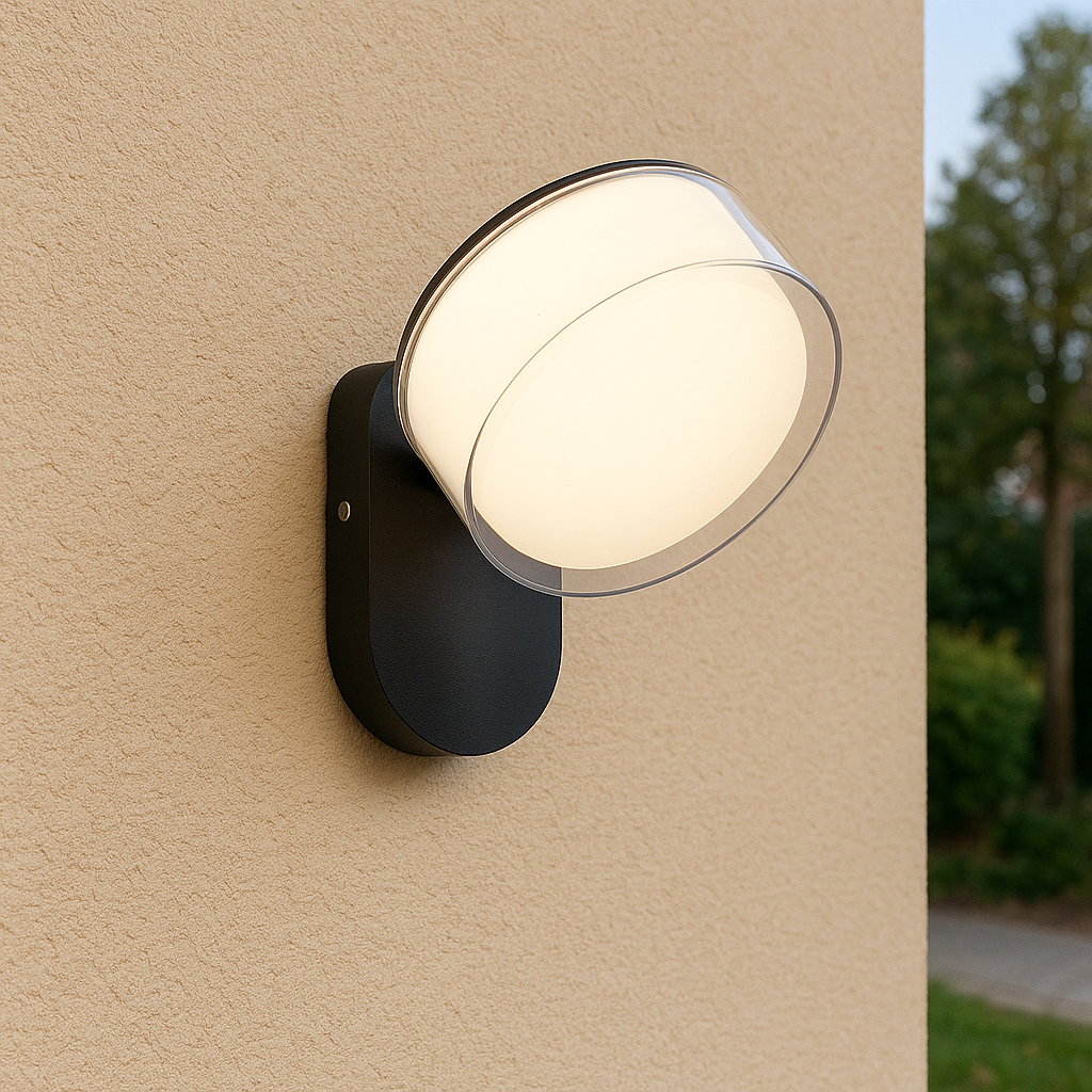 Versatile Adjustable Outdoor Wall Lamp - 16 cm Diameter | fashely