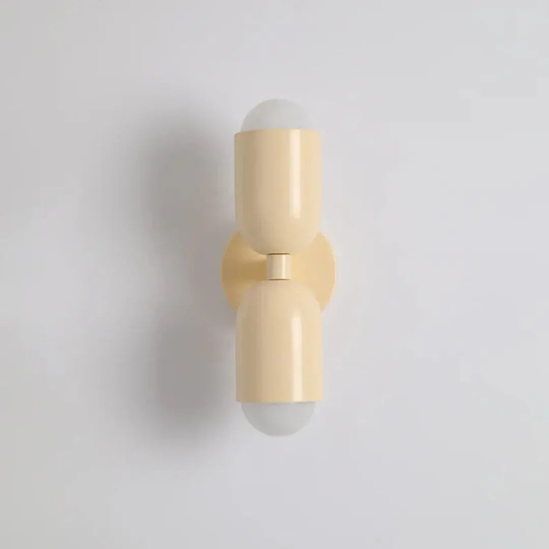 Up and Down Wall Light with Double Cylinder Design – Warm White Illumination | fashely