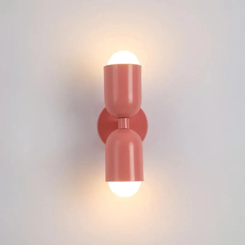 Up and Down Wall Light with Double Cylinder Design – Warm White Illumination | fashely