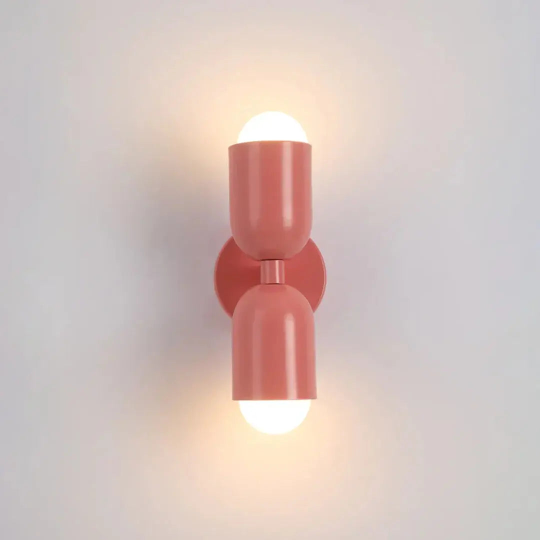 Up and Down Wall Light with Double Cylinder Design – Warm White Illumination | fashely