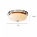 Bauhaus Style Glass Ceiling Lamp for Milk Coffee Ambiance | fashely
