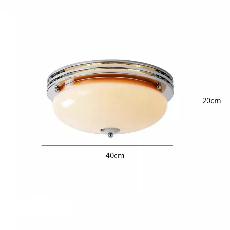 Bauhaus Style Glass Ceiling Lamp for Milk Coffee Ambiance | fashely