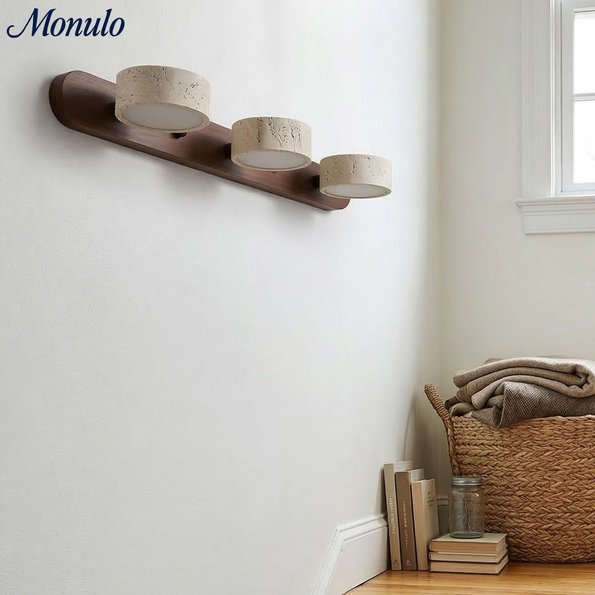Travira Multi-Head Wall Sconce – Streamlined Stone Lighting