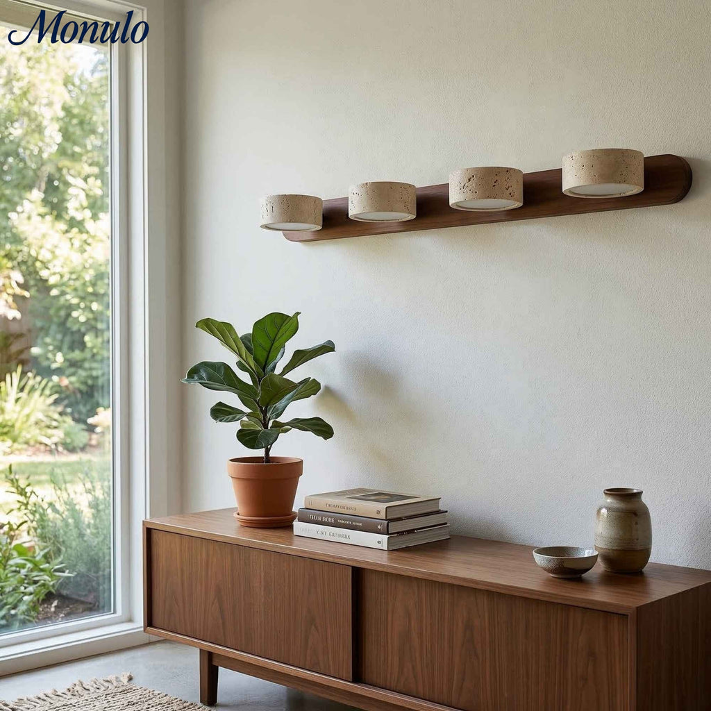 Travira Multi-Head Wall Sconce – Streamlined Stone Lighting