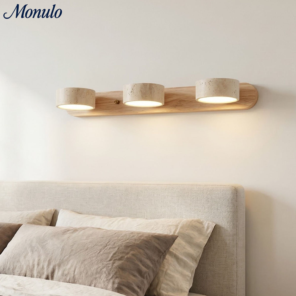 Travira Multi-Head Wall Sconce – Streamlined Stone Lighting