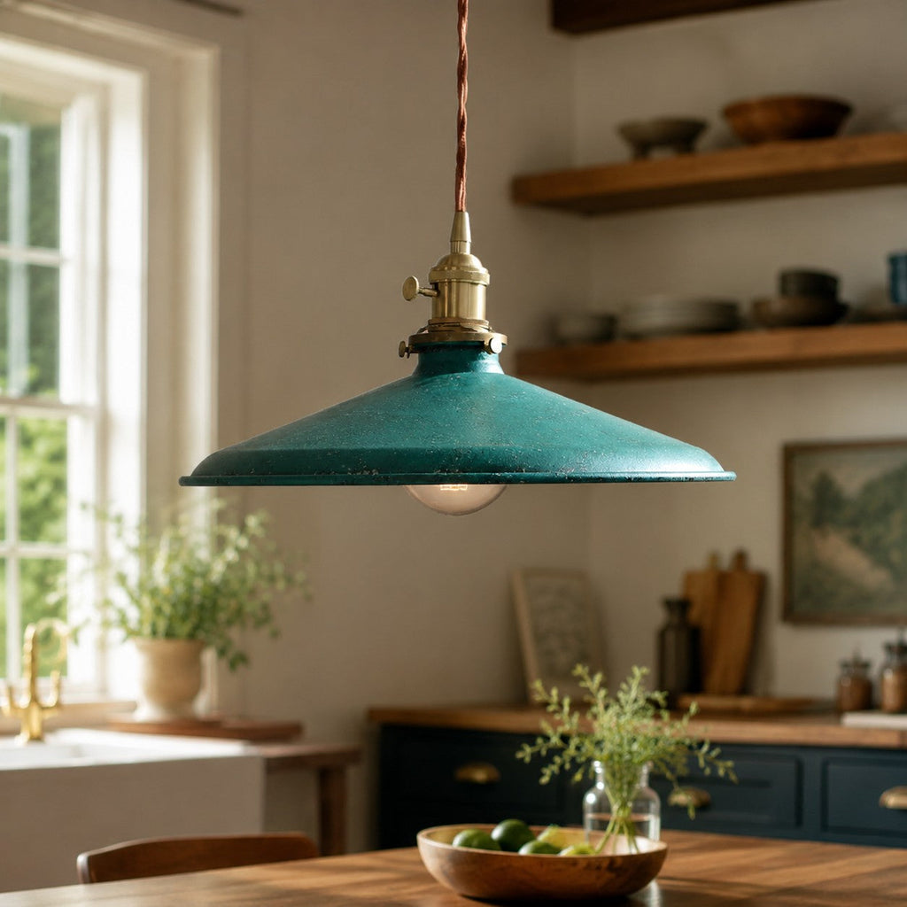 Nordic Farmhouse Pendant Ceiling Light — Hand-Rusted Finish