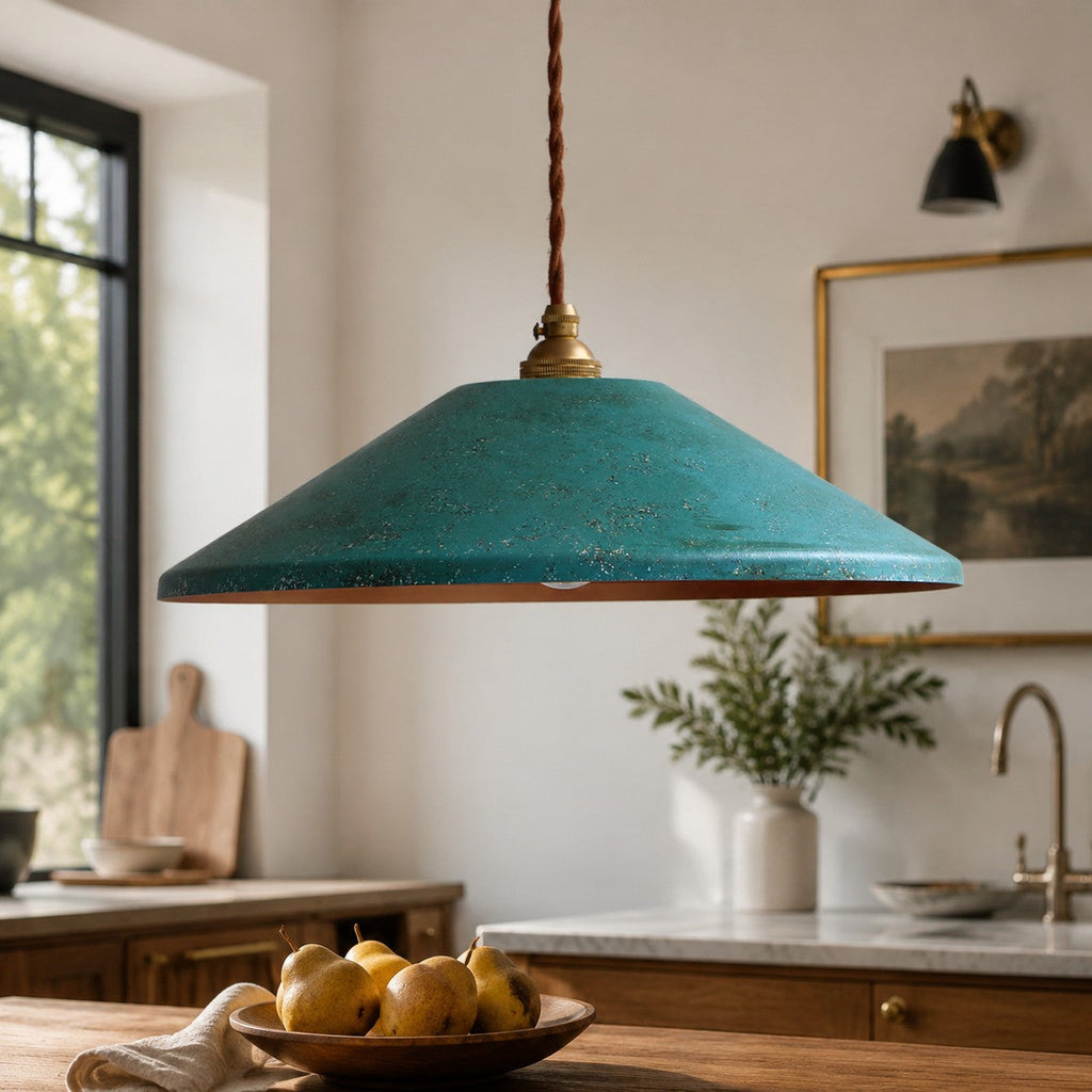 Nordic Farmhouse Pendant Ceiling Light — Hand-Rusted Finish