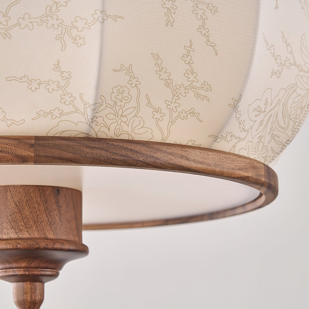 Harmony Pendant Lamp — Floral Pattern, Soft Ambient Glow
