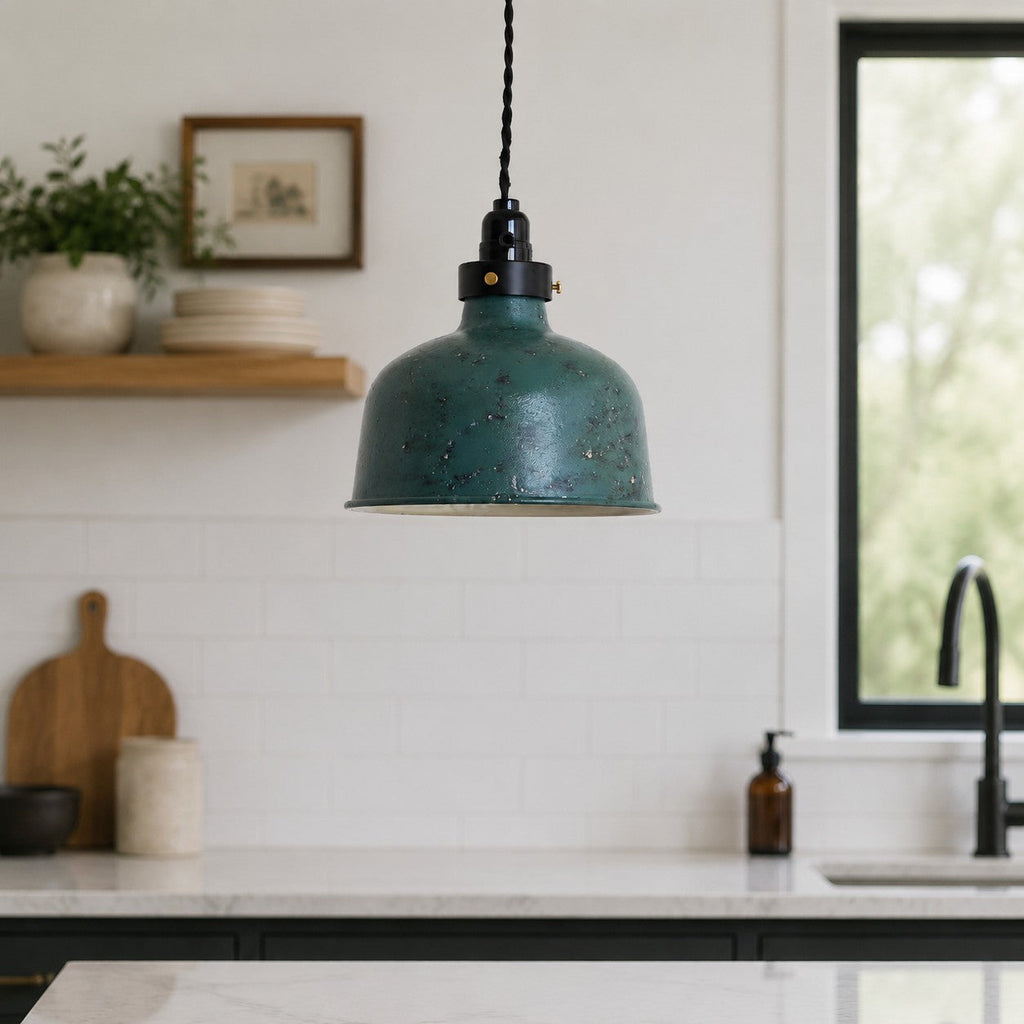 Nordic Farmhouse Pendant Ceiling Light — Hand-Rusted Finish
