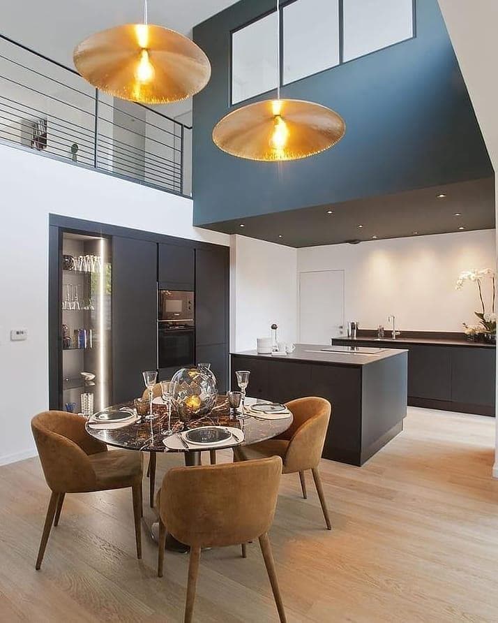Hammered Brass Matte Pendant Light