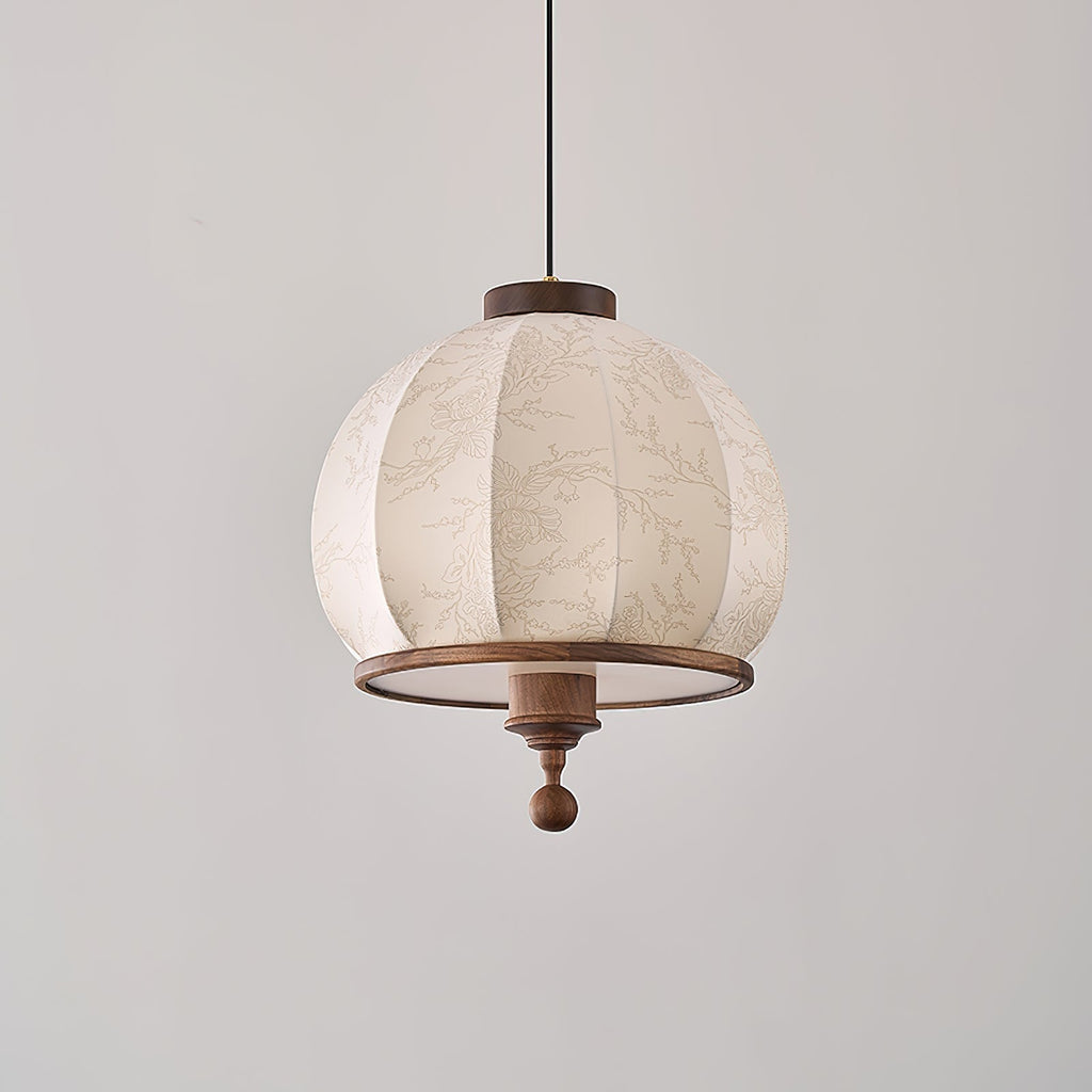 Harmony Pendant Lamp — Floral Pattern, Soft Ambient Glow