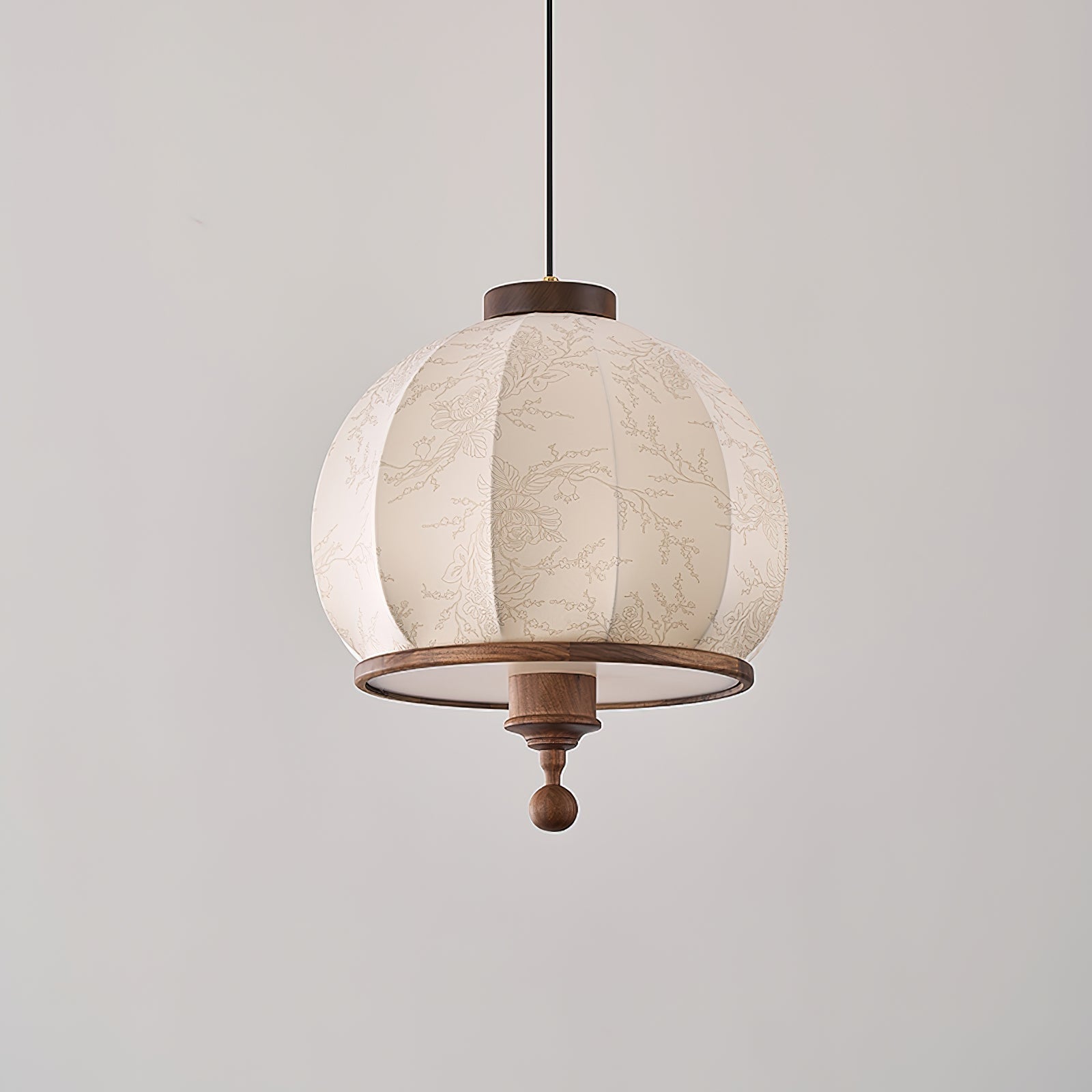 Harmony Pendant Lamp — Floral Pattern, Soft Ambient Glow