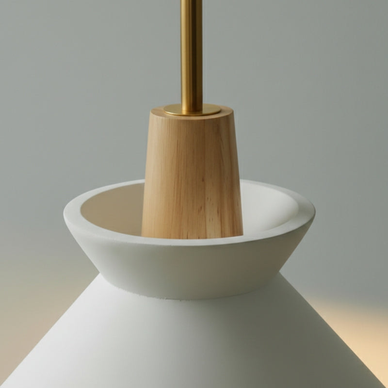 Halotaper Minimalist Tapered Pendant Lamp — Slender Nordic Profile, Modern Design