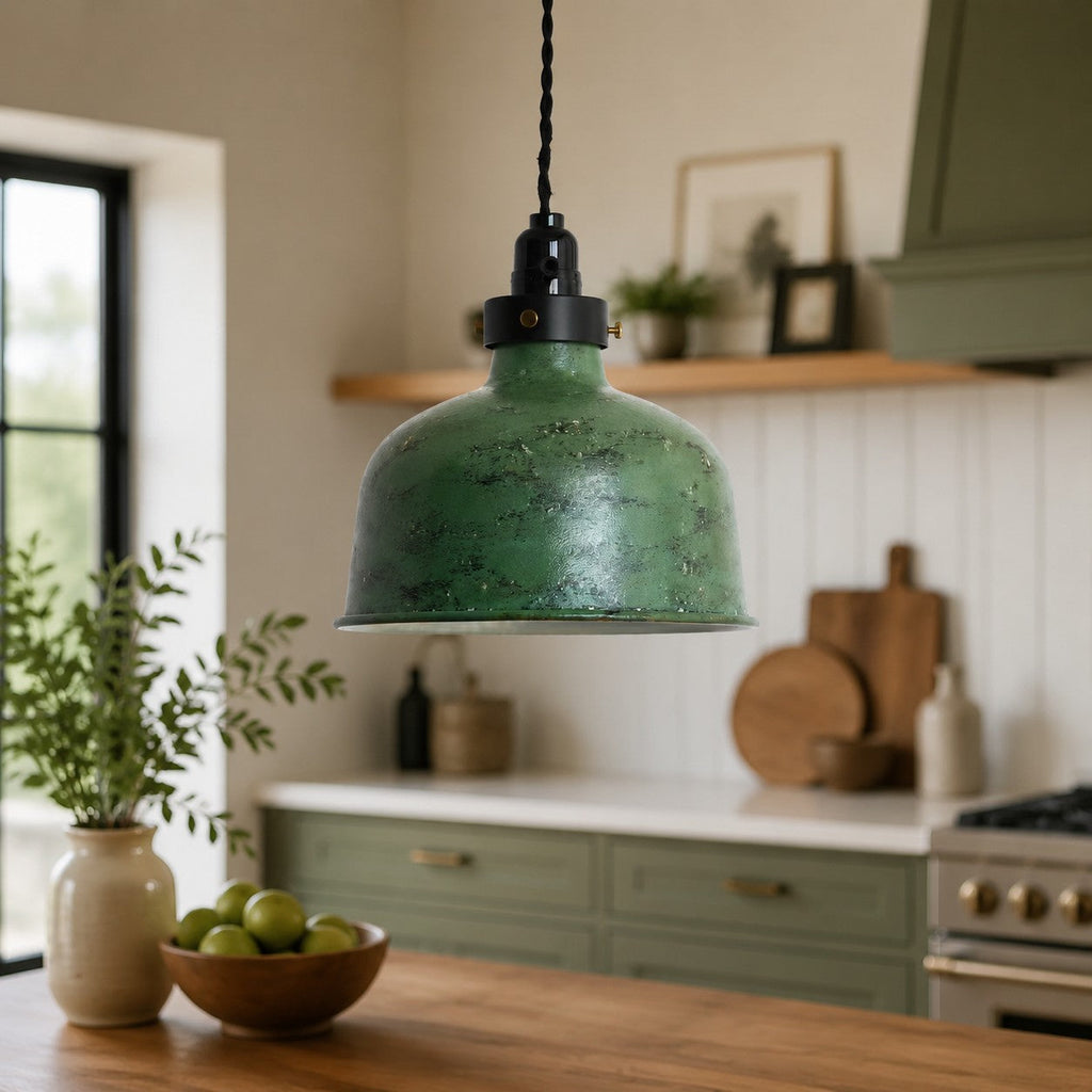 Nordic Farmhouse Pendant Ceiling Light — Hand-Rusted Finish