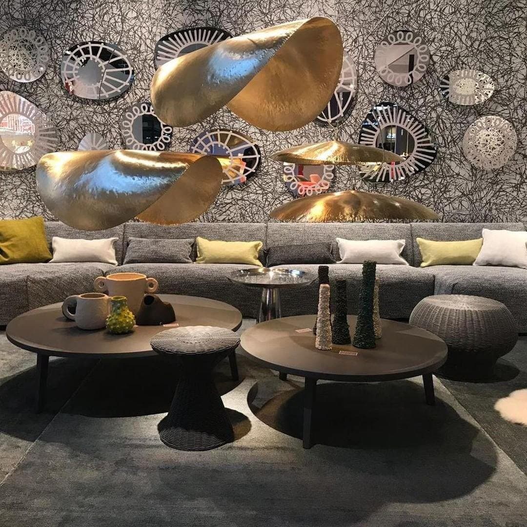 Hammered Brass Matte Pendant Light