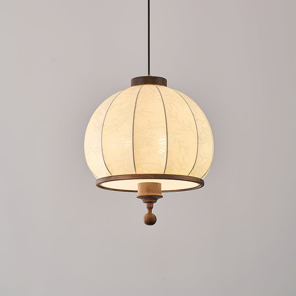 Harmony Pendant Lamp — Floral Pattern, Soft Ambient Glow