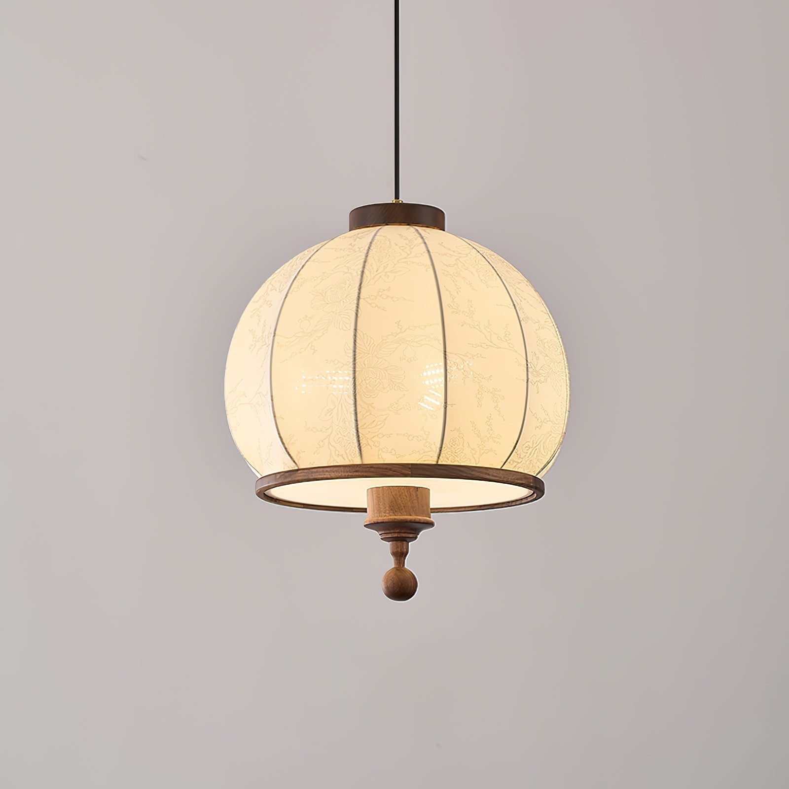 Harmony Pendant Lamp — Floral Pattern, Soft Ambient Glow