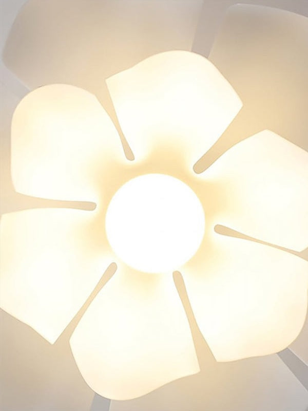 Handcrafted White Lotus Flower Acrylic Pendant Light — Vintage Nordic Ceiling Lamp