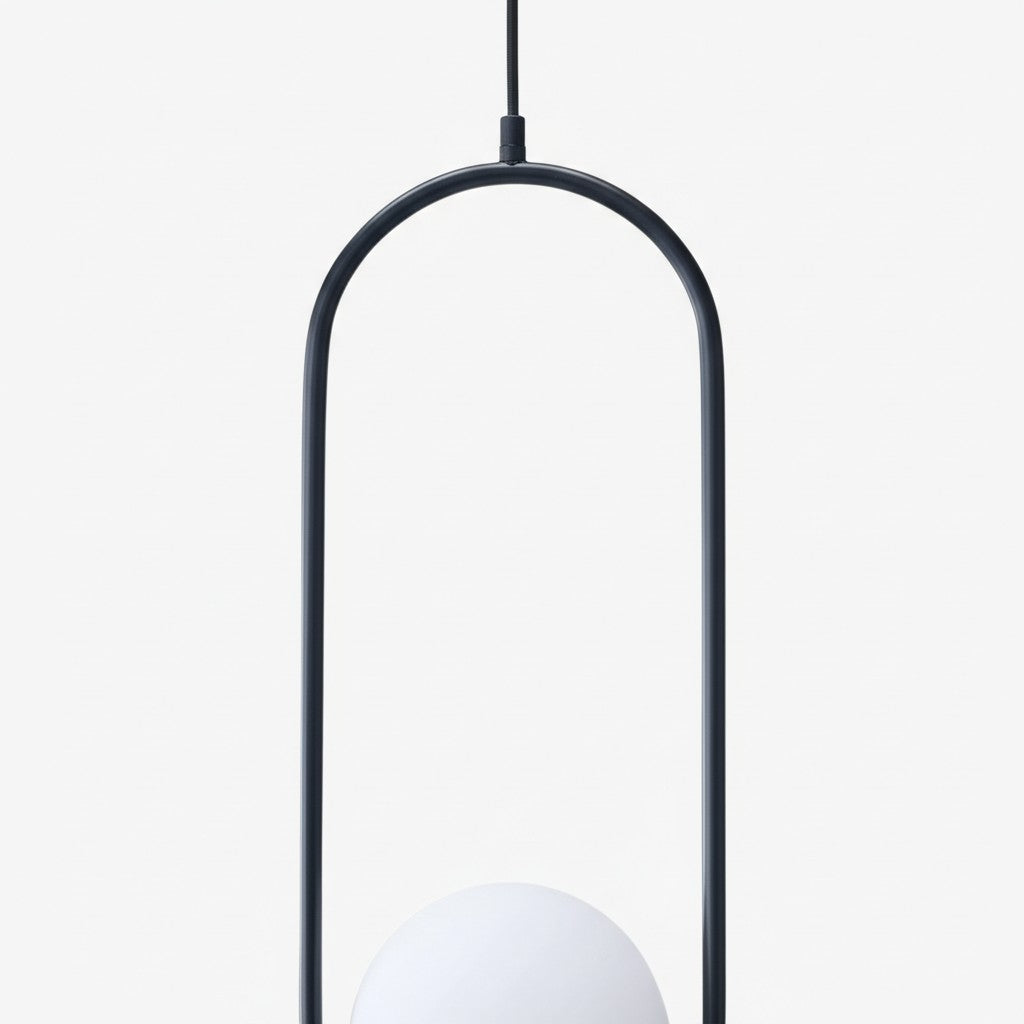 Halozen Modern Pendant Light — Soft Oval Decorative Hanging Lamp