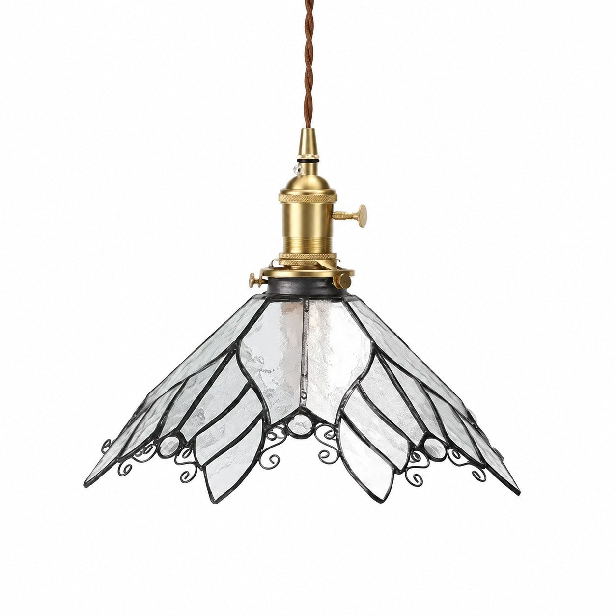 Handmade Stained Glass Ceiling Pendant Lamp