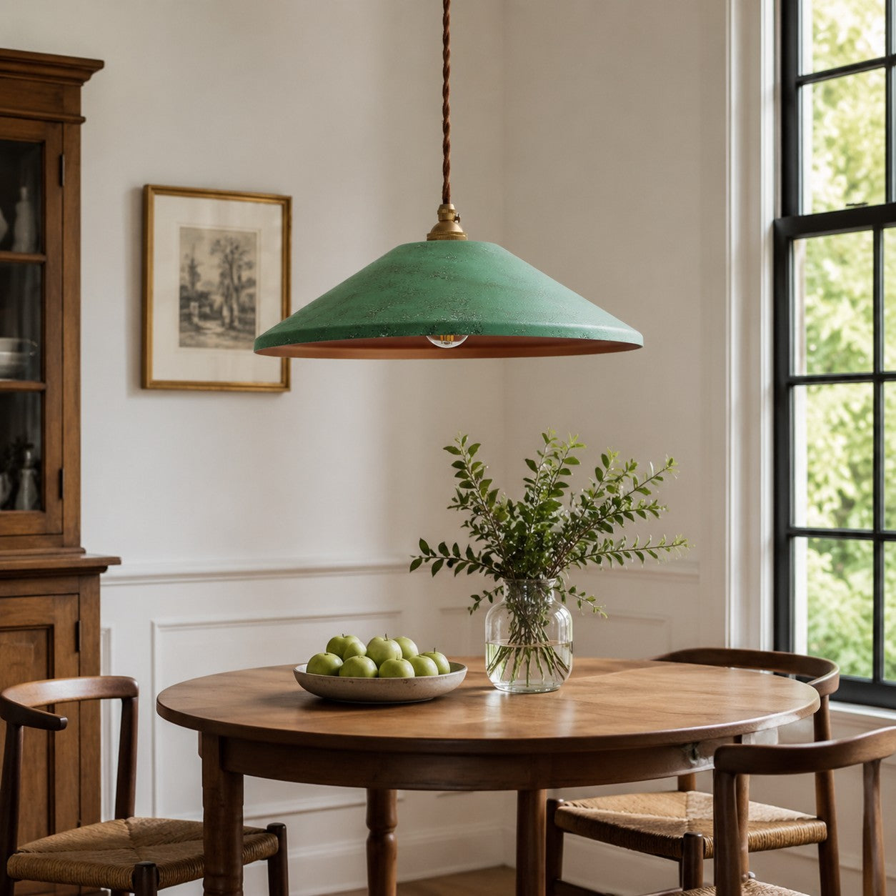 Nordic Farmhouse Pendant Ceiling Light — Hand-Rusted Finish