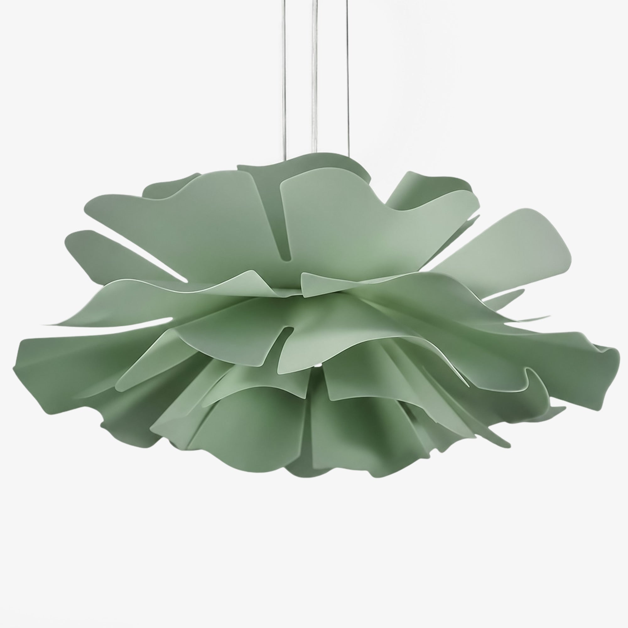 Handcrafted White Lotus Flower Acrylic Pendant Light — Vintage Nordic Ceiling Lamp