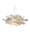 Handcrafted White Lotus Flower Acrylic Pendant Light — Vintage Nordic Ceiling Lamp